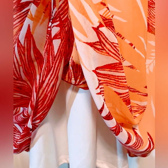 Calvin Klein, Sheer Floral Seath Dress, Fully Lined, Size 14, NWOT - Picture 8 of 11